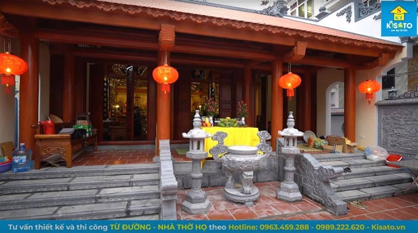 Tổng quan mẫu từ đường dòng họ Nguyễn tại Hà Nội