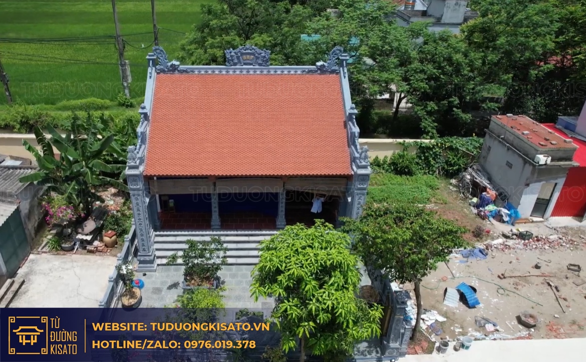 từ đường 3 gian nam định tổng thể công trình thực tế