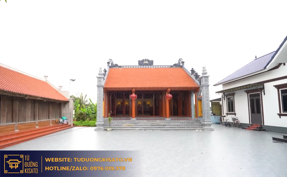 từ đường tại thái bình tổng thể công trình trên khu đất lâu đời