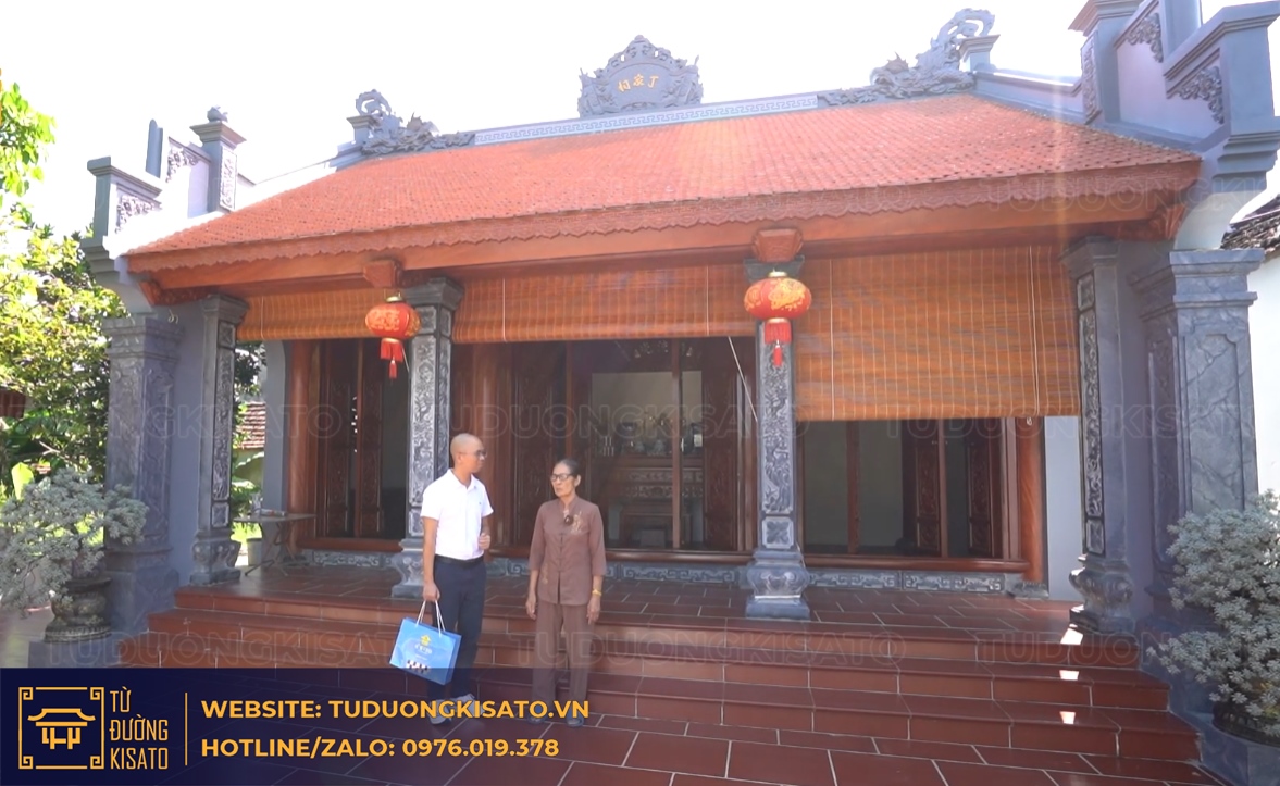 từ đường 3 gian 900 triệu ninh bình tổng thể công trình thực tế