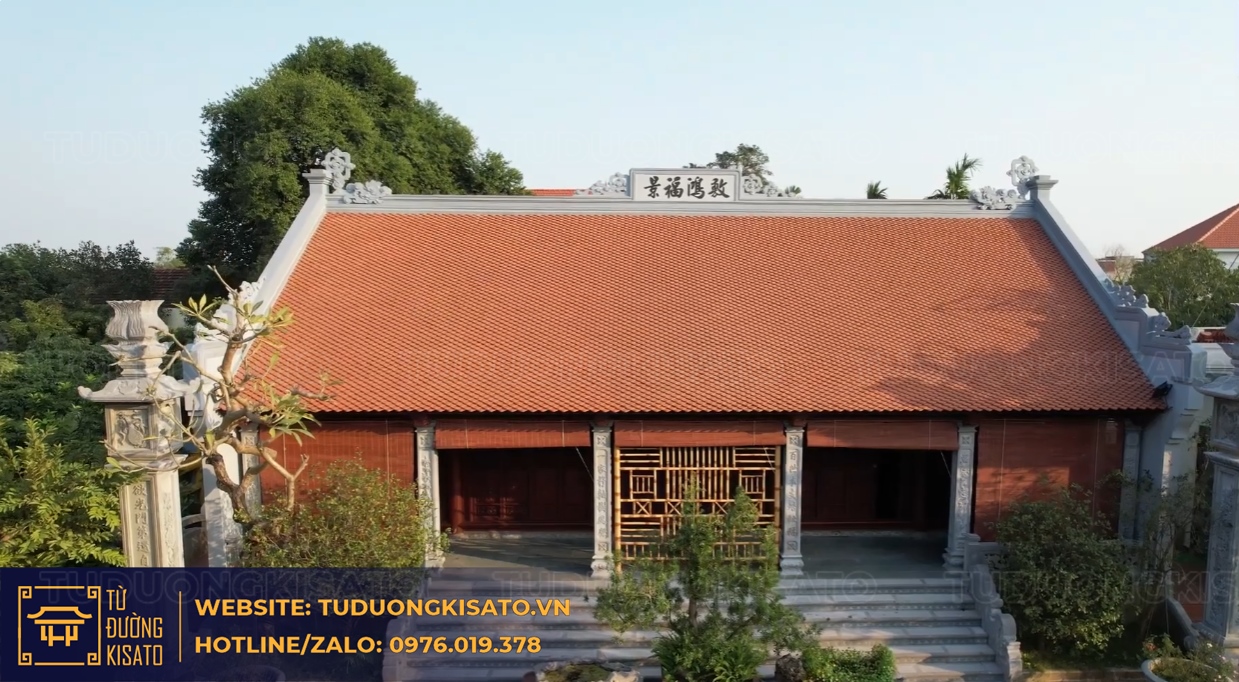 mẫu nhà gỗ 5 gian hưng yên kiến trúc truyền thống bền đẹp